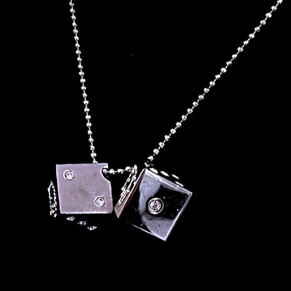 RARE Vintage DIOR x John Galliano Fall 2004 Gambler Dice Necklace - Picture 8 of 14